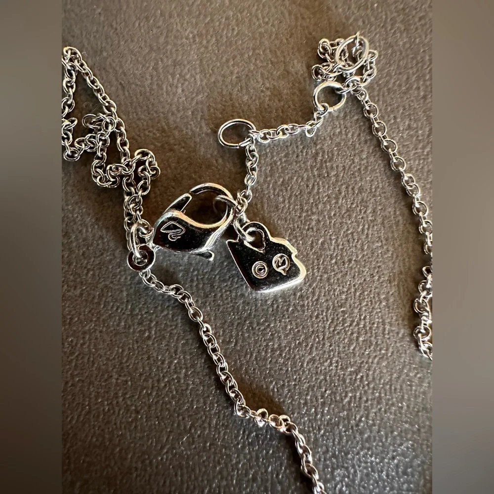 Swarovski crystal necklace. Vintage. Adjustable. - Picture 3 of 9